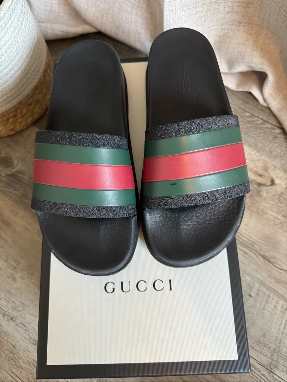 Gucci Mens Slides size 7